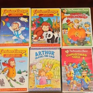Curious George and Berenstain Bears Kids DVD Set